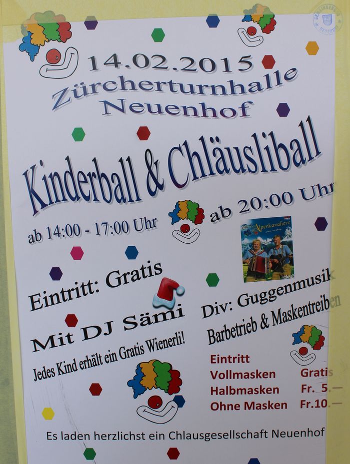 Kinderball 2015 Chlausgesellschaft (1)