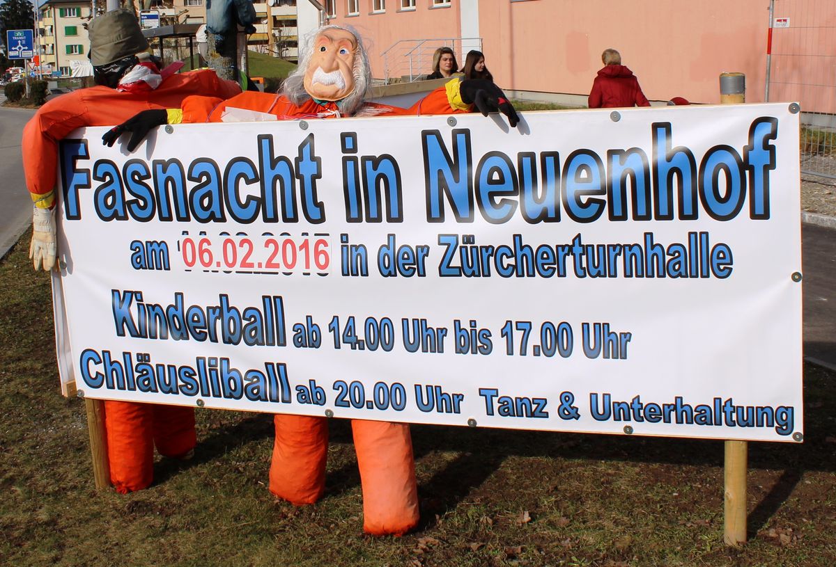 Chlausgesellschaft Neuenhof Kinderball Fasnacht 2016 (2)